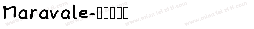 Maravale字体转换