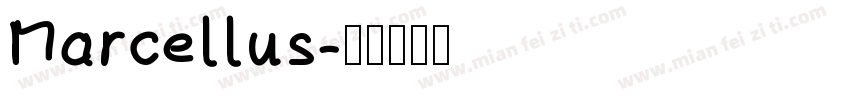 Marcellus字体转换