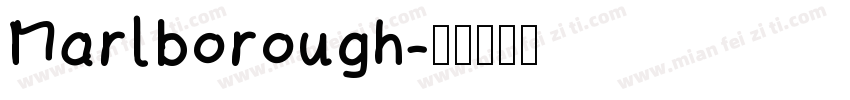 Marlborough字体转换