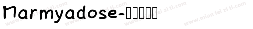 Marmyadose字体转换