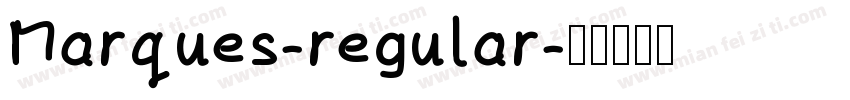 Marques-regular字体转换