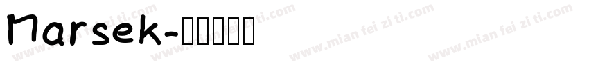 Marsek字体转换