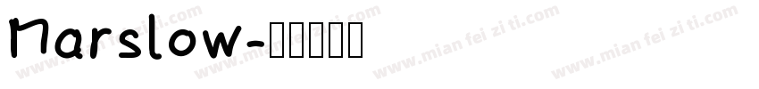 Marslow字体转换