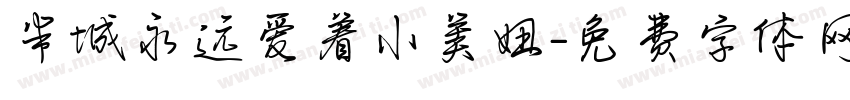 半城永远爱着小美妞字体转换