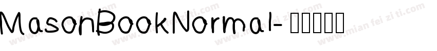 MasonBookNormal字体转换