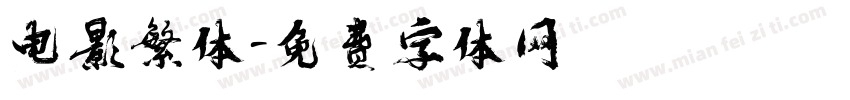 电影繁体字体转换