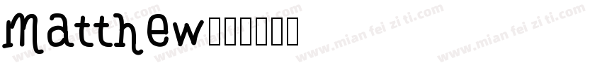 matthew字体转换