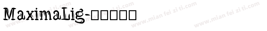 MaximaLig字体转换