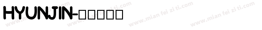 HYUNJIN字体转换