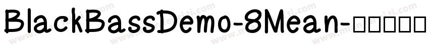 BlackBassDemo-8Mean字体转换