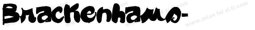 Brackenhaus字体转换