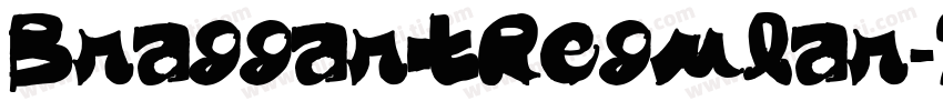 BraggartRegular-ZXdB字体转换