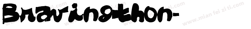 Bravingthon字体转换