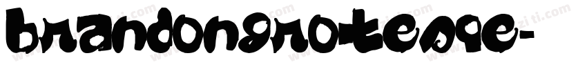 brandongrotesqe字体转换