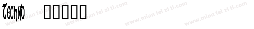 Techno字体转换