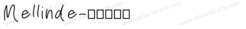 Mellinde字体转换