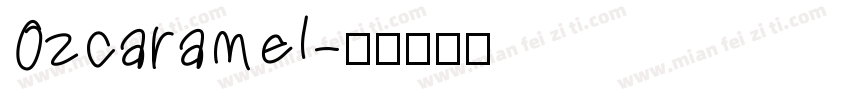Ozcaramel字体转换