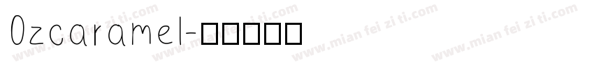 Ozcaramel字体转换
