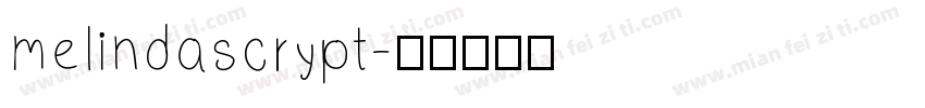 melindascrypt字体转换