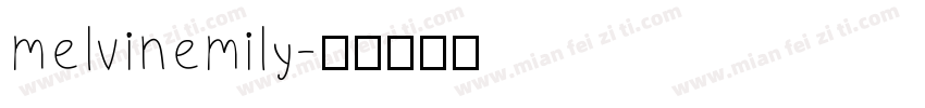 melvinemily字体转换