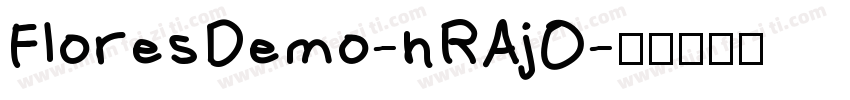FloresDemo-nRAjO字体转换