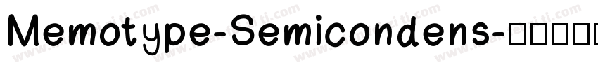 Memotype-Semicondens字体转换