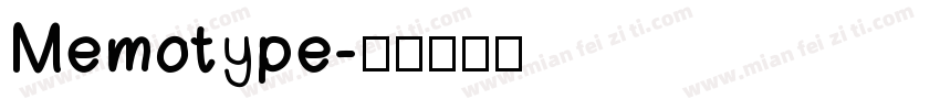 Memotype字体转换