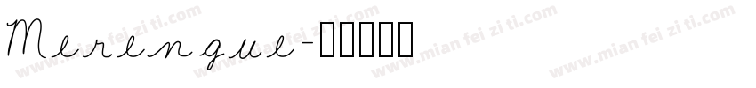 Merengue字体转换