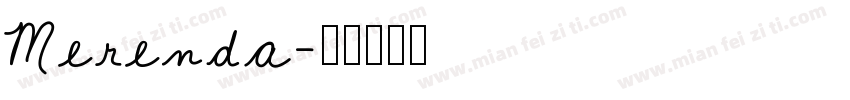 Merenda字体转换