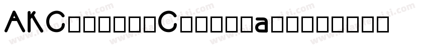 AKCookiesChocolate字体转换