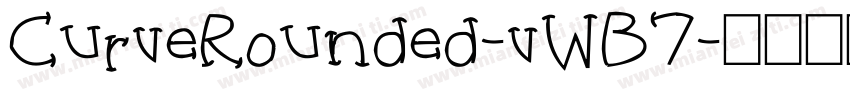 CurveRounded-vWB7字体转换