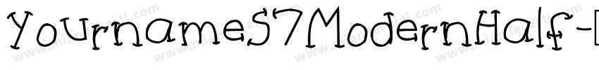 YournameS7ModernHalf字体转换