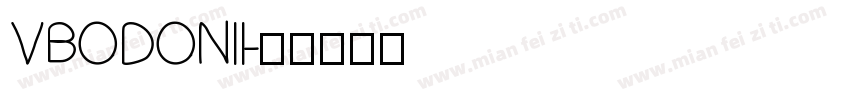 VBODONII字体转换