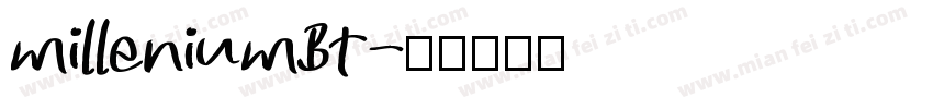 milleniumBT字体转换