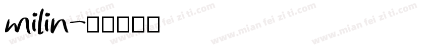 milin字体转换