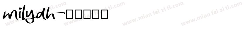 milyah字体转换