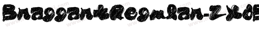 BraggartRegular-ZXdB字体转换
