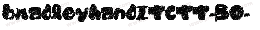 bradleyhandITCTT-BO字体转换