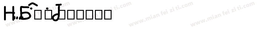 HYBaoManTi字体转换