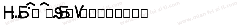 HYBaoSongB5W00字体转换