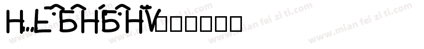 HYXiaoBoHuaBaoHeiW字体转换