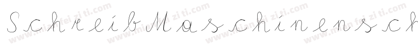 SchreibMaschinenschriftBQ字体转换