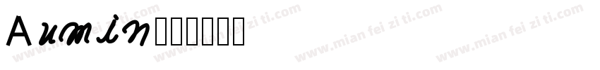 Aumin字体转换