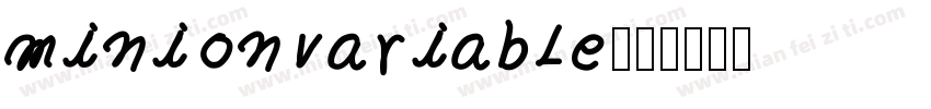 minionvariable字体转换