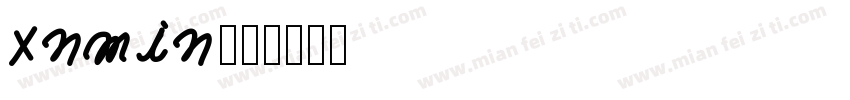 xnmin字体转换