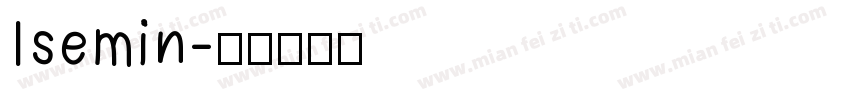 Isemin字体转换