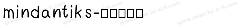 mindantiks字体转换
