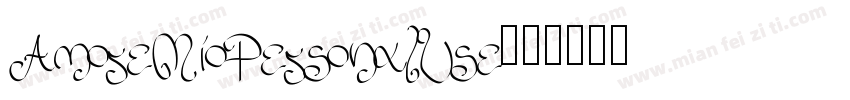 AmoreMioPersonalUse字体转换