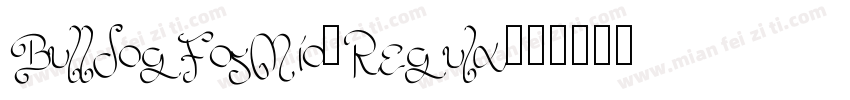 BulldogForMio-Regula字体转换