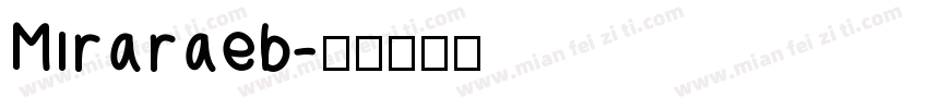 Miraraeb字体转换